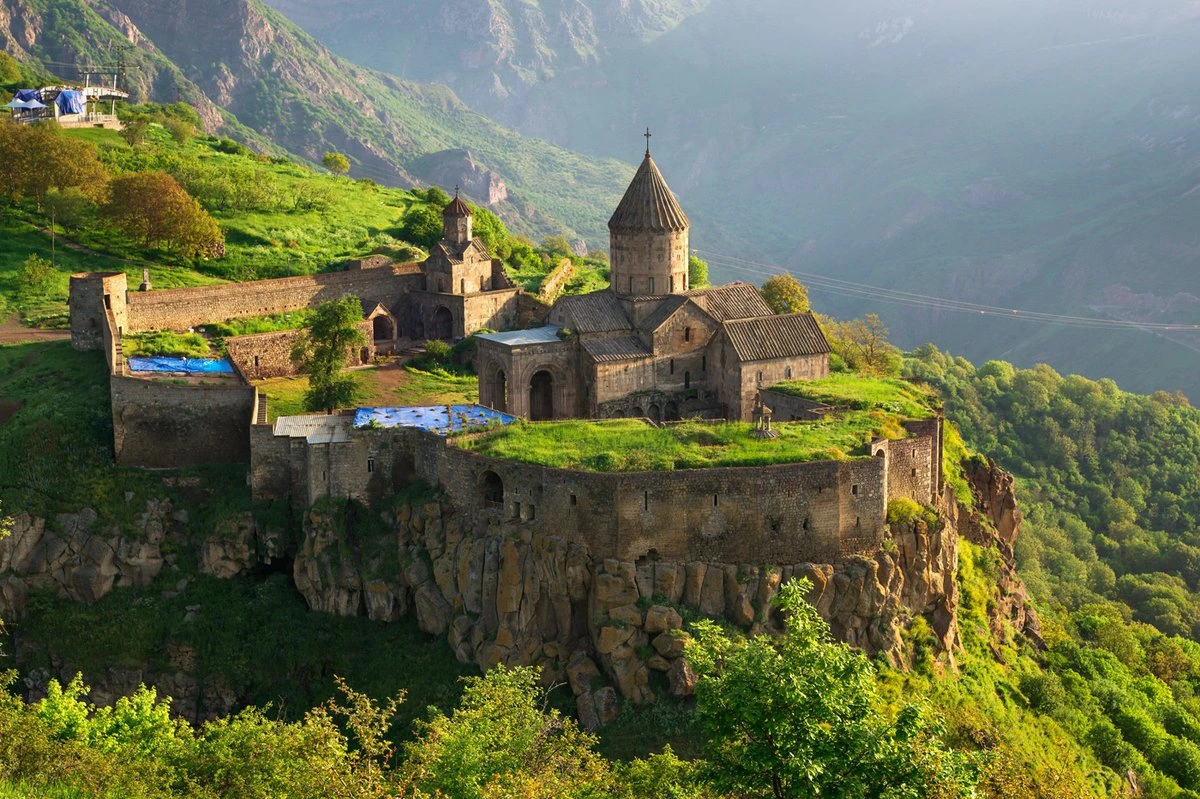 نمایی از صومعه تاتو در ارمنستان
