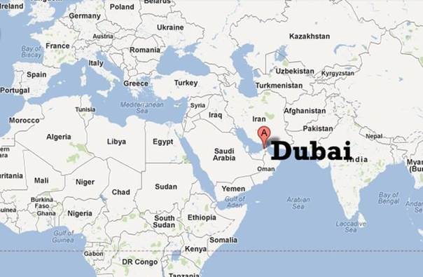 نقشه شهر دبی مورد استفاده گردشگران در تور دبی